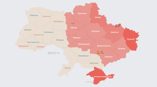 Карта тревог 11 сентября