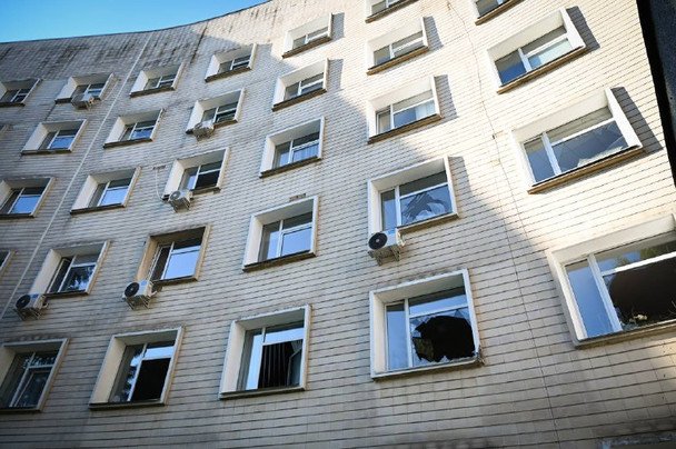 Удар по Киеву: пострадала областная клиническая больница — фото