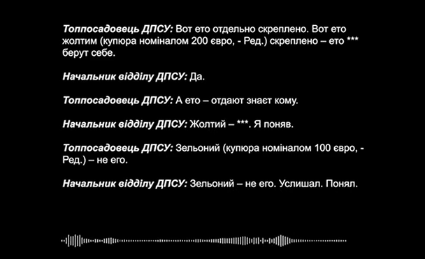 Оприлюднені плівки НАБУ / © НАБУ