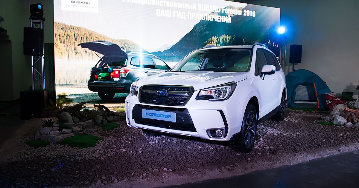 В Украине представлен обновленный Subaru Forester