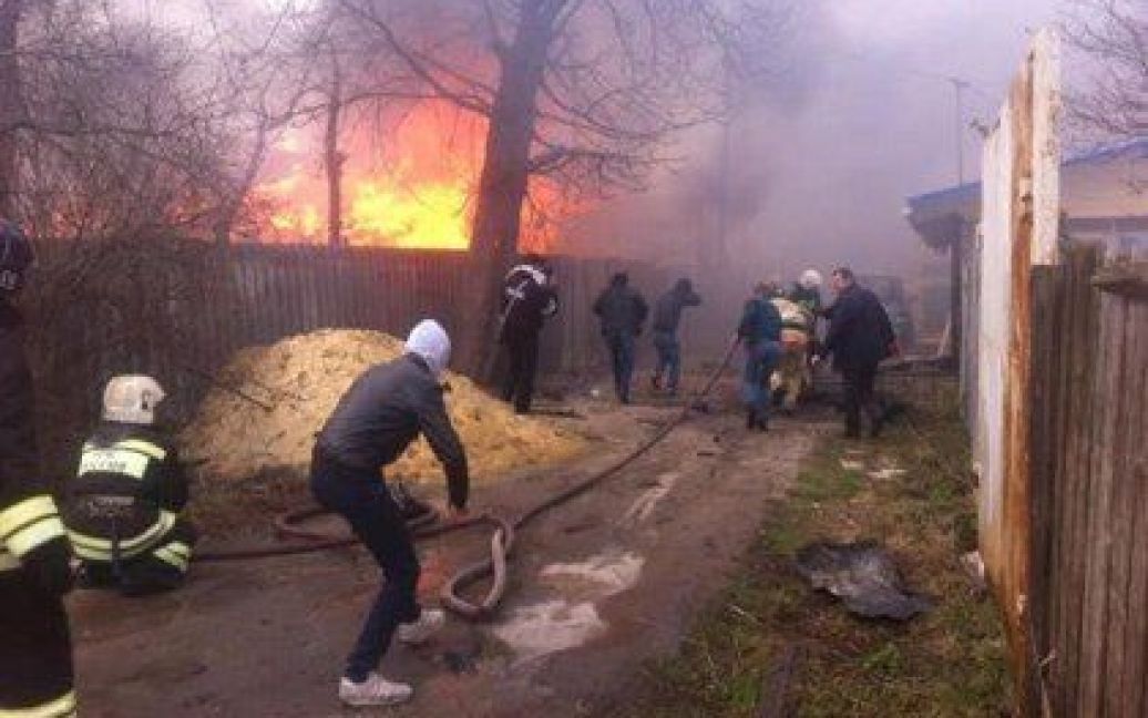 В Орлі вибухнув склад-магазин піротехніки / © vkontakte.ru