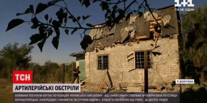 Русская артиллерия бьет по украинским селам: наш спецкор - первый на месте сегодняшнего обстрела