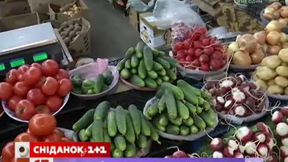 Цена на овощи и фрукты существенно уменьшилась