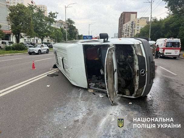 ДТП у Голосіївському районі / © Поліція Києва