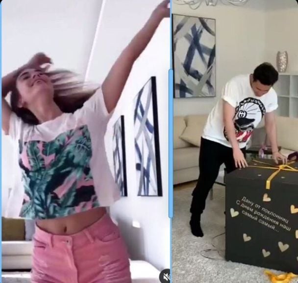 Анастасія вдома у Дана