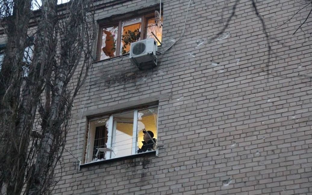 Последствия обстрелов Авдеевки / © Facebook/пресс-центр штаба АТО