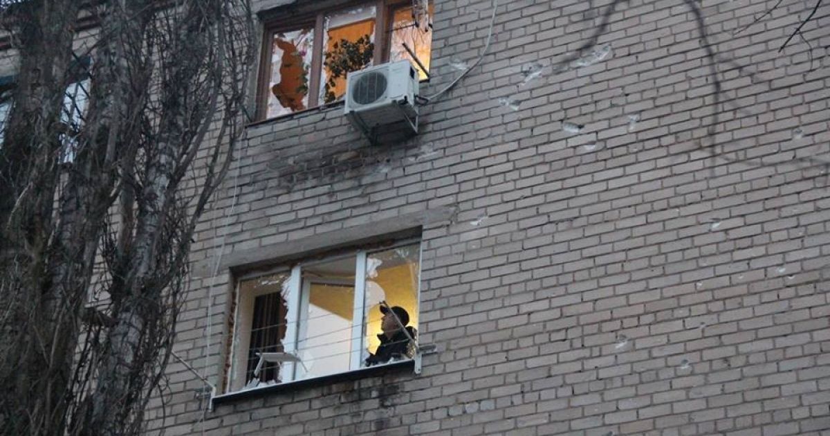 Последствия обстрелов Авдеевки / © Facebook/пресс-центр штаба АТО