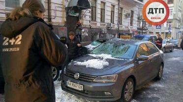 впала брила льоду київ_2 / © facebook.com/dtp.kiev.ua