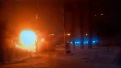 Видео прилета «Шахеда» во Львове 15 января