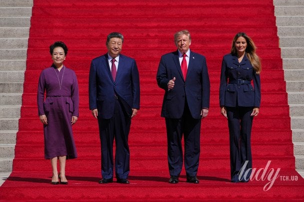 Сі Цзіньпін, Пен Ліюань, Меланія і Дональд Трампи / © Associated Press