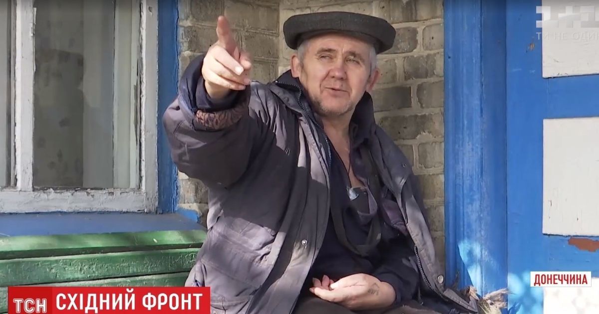Житель Марьинки после обстрела боевиков: хочу, чтобы здесь были наши, донецкие