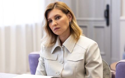 В жакете-рубашке и элегантных серьгах: Елена Зеленская показала новые снимки в Instagram
