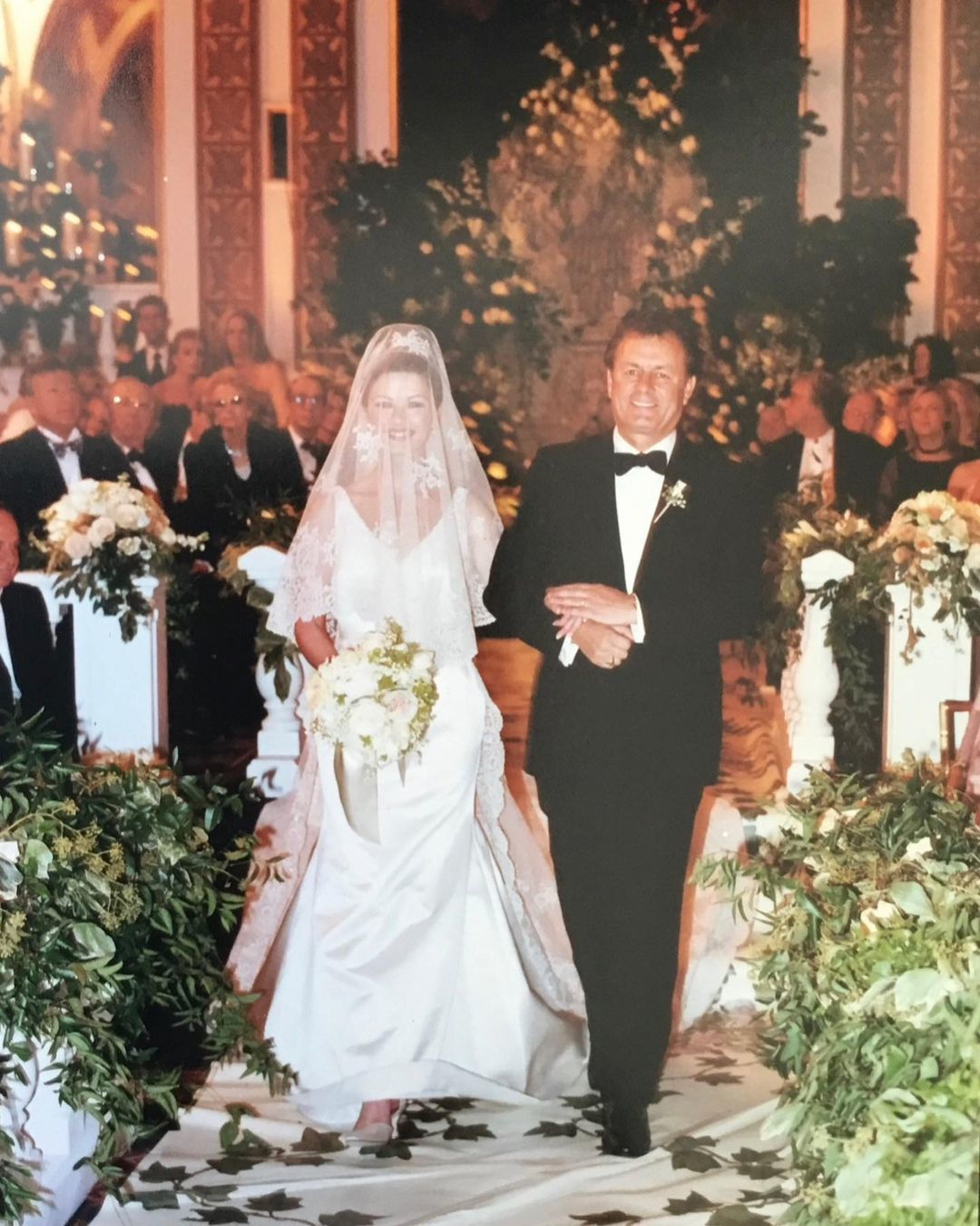 Кэтрин Зета-Джонс с отцом / © instagram.com/catherinezetajones