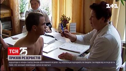 Від сьогодні розпочато призов резервістів | Новини України