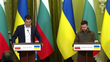 Спілкування Володимира Зеленського та Кирила Петкова зі ЗМІ