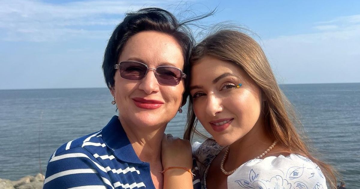 Катерина Тишкевич із мамою