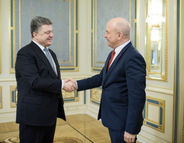 Порошенко и Нильс Муйжниекс / © Сайт президента Украины