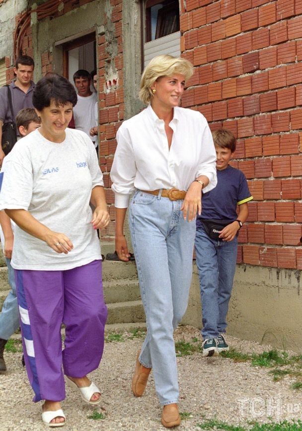Принцеса Діана в Боснії і Герцеговині 9 серпня 1997 року / © Associated Press