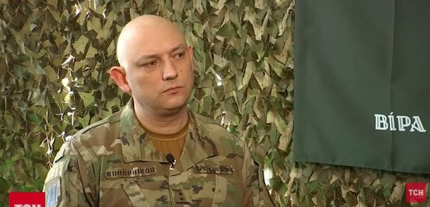 Командир 154-й отдельной механизированной бригады Владимир Кононников