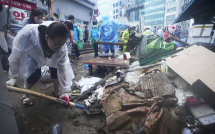 Столиця Південної Кореї пішла під воду: фото та відео наслідків потопу