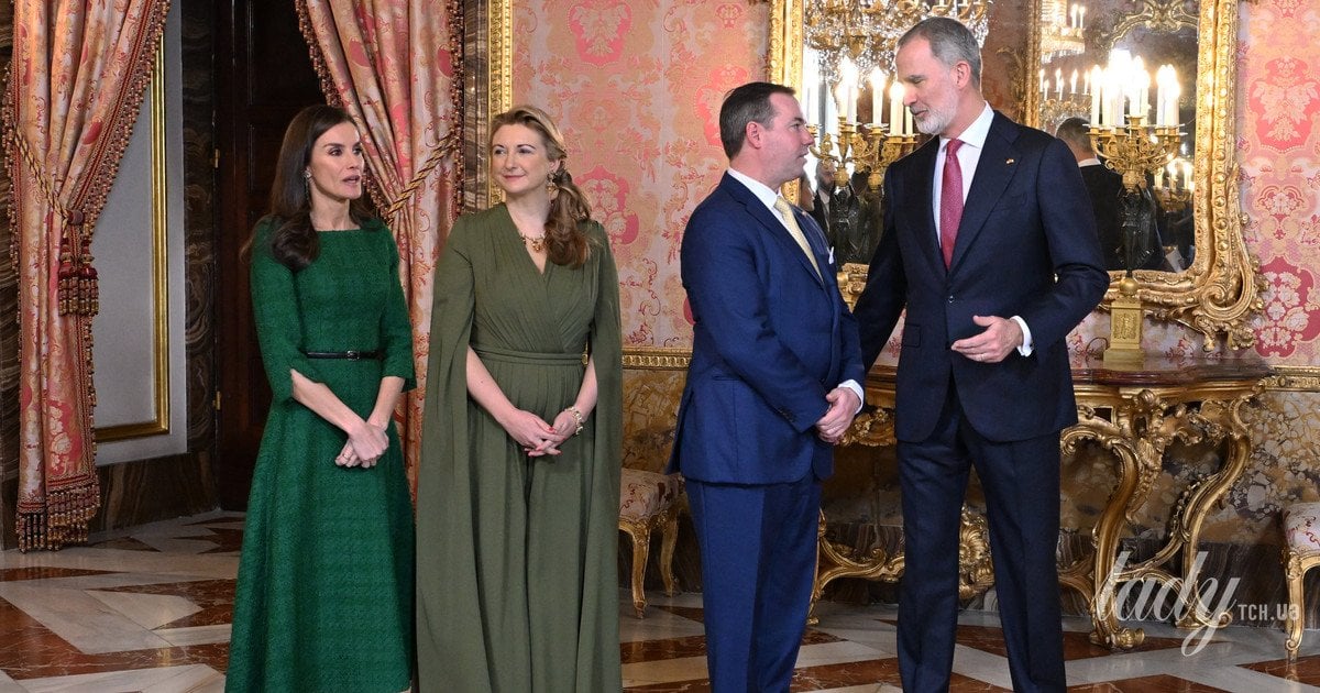 Королева Летиция и великая герцогиня Стефания, великий герцог Анри и король Филипп VI