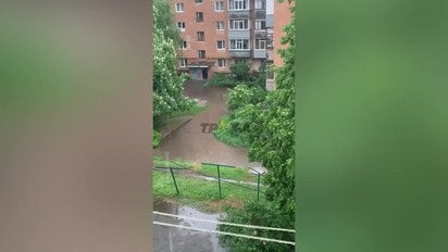 Потоп і гігантський град: негода паралізувала Полтаву та Миколаїв