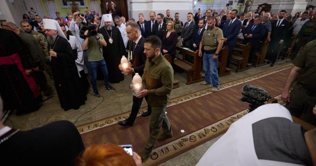 Президент України Володимир Зеленський та президент Польщі Анджей Дуда зустрілися у Луцьку