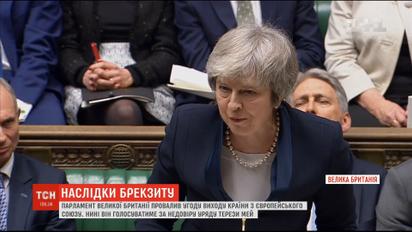 Brexit: парламент не підтримав угоду про вихід з ЄС