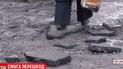 У Житомирі разом зі снігом і автошляхами "зійшли" й тротуари