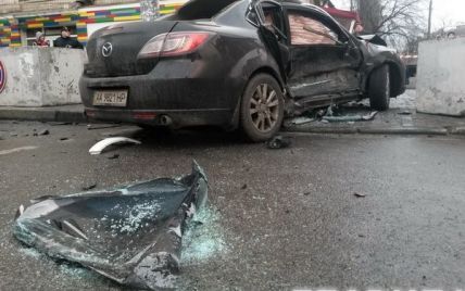 В Киеве под окнами израильских дипломатов произошла авария с пострадавшими