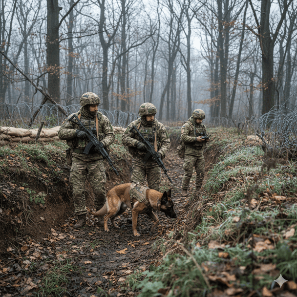 Мобилизовать всех мужчин с собаками: полковник предлагает нестандартное решение проблем на фронте