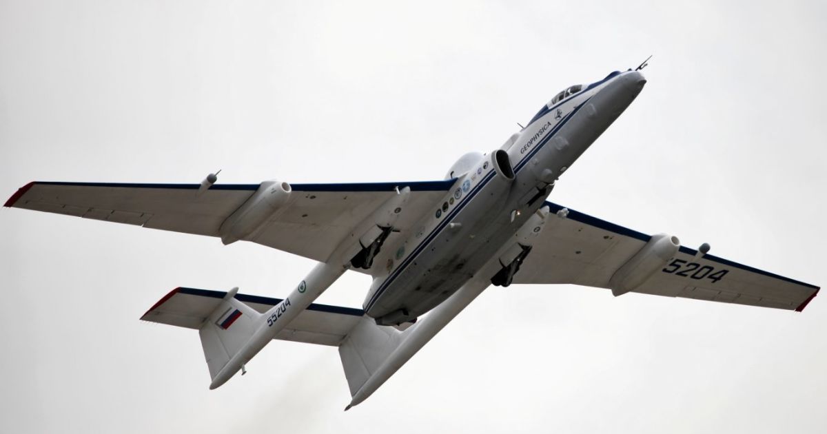 Российский высотный самолет М-55 "Геофизика". ФОТО: из открытых источников