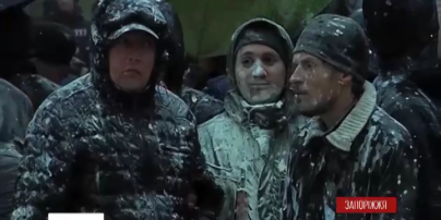 В Запорожье яйцо стало символом борьбы с сепаратизмом
