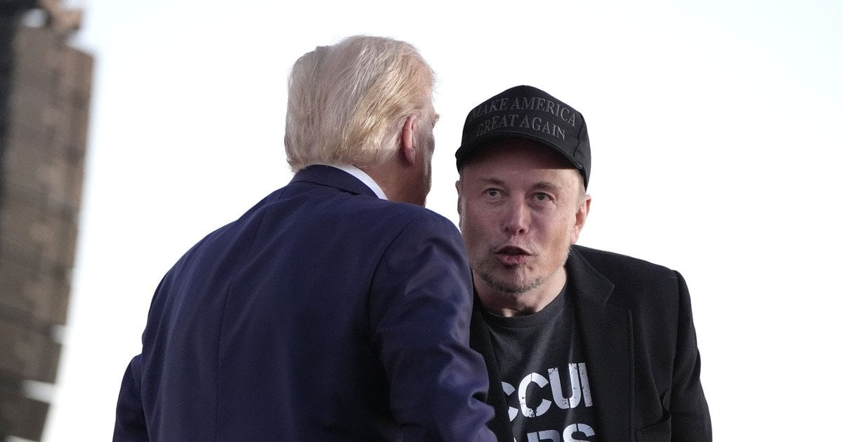 Дональд Трамп и Илон Маск