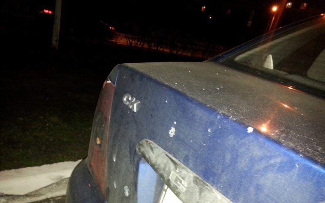 У Бучі на парковці вибухнула граната. / © Facebook/Бучанська варта