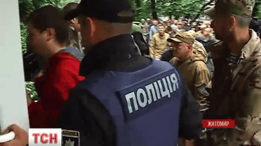 У Житомирі сутичка сталася між бійцями АТО та охоронцями приватної фірми