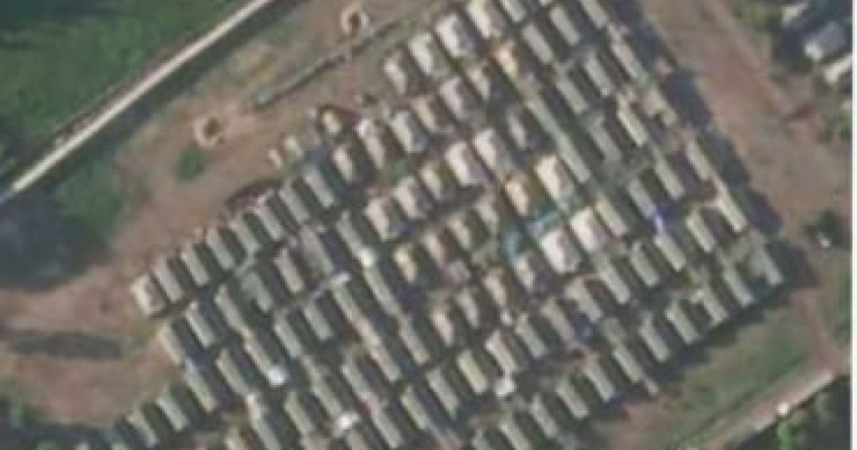Табір "вагнерівців" у Білорусі. ФОТО: Planet Labs