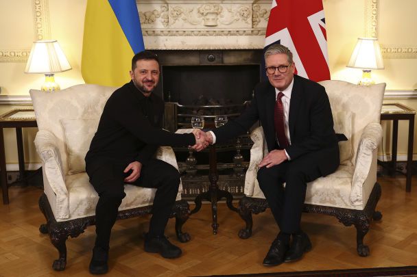 Зустріч Зеленського і Стармера / © Associated Press