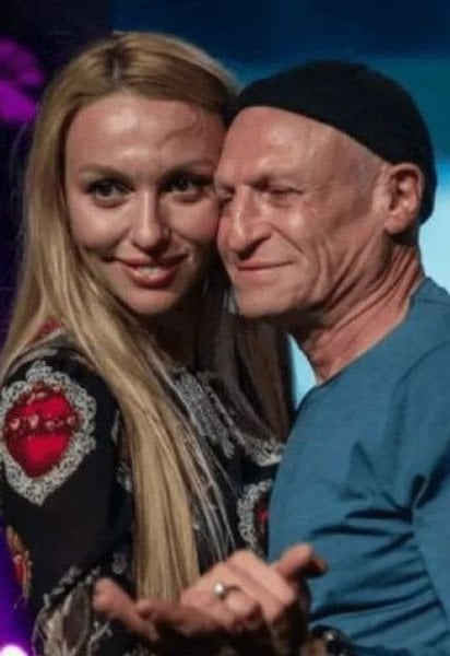 Оля Полякова с мужем