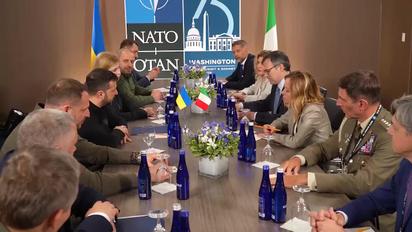 Зеленський зустрівся з Мелоні у Вашингтоні