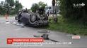 На трасі "Київ-Чоп" зіштовхнулися два легковики й вантажівка