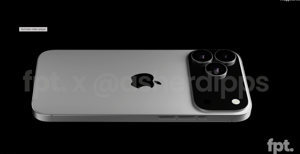 Возможный вид iPhone 17 Pro/Скриншот с видео YouTube-канала Front Page Tech.