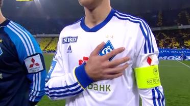 Динамо - Шахтар - 0:0. Вболівальники заспівали гімн України