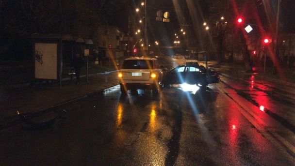 Остап Ступка в пьяном состоянии устроил ДТП в Киеве / © facebook.com/kyiv.gp.gov.ua