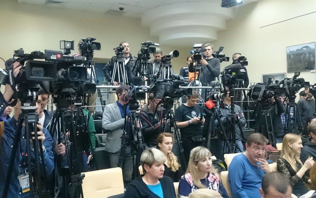 Джамала дала прес-конференцію в Києві / © Фото Івана Воробйова/ТСН