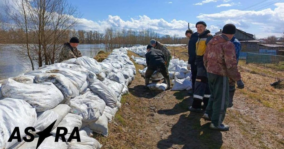 Омскую область России затопило. Фото: ASTRA