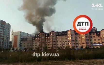 В новостройке в Софиевской Борщаговке произошел пожар