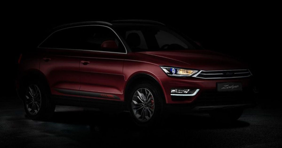 Zotye распространила тизеры обновленного кроссовера SR7