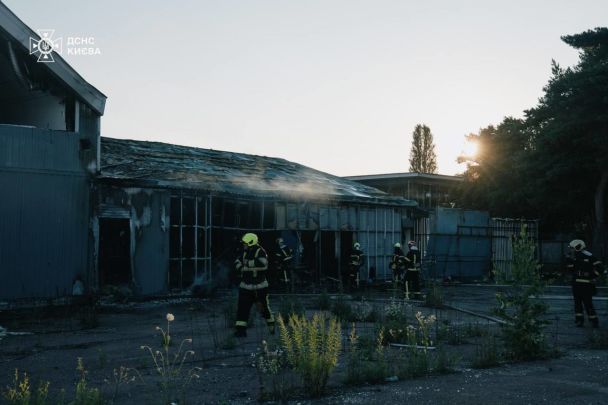 Пожар в Киеве