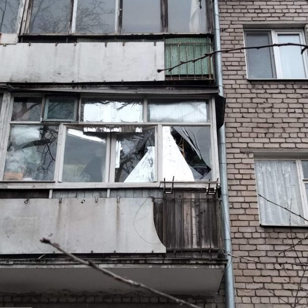 Последствия атаки по Запорожью 15 февраля/Фото: секретарь Запорожского горсовета Анатолий Куртев